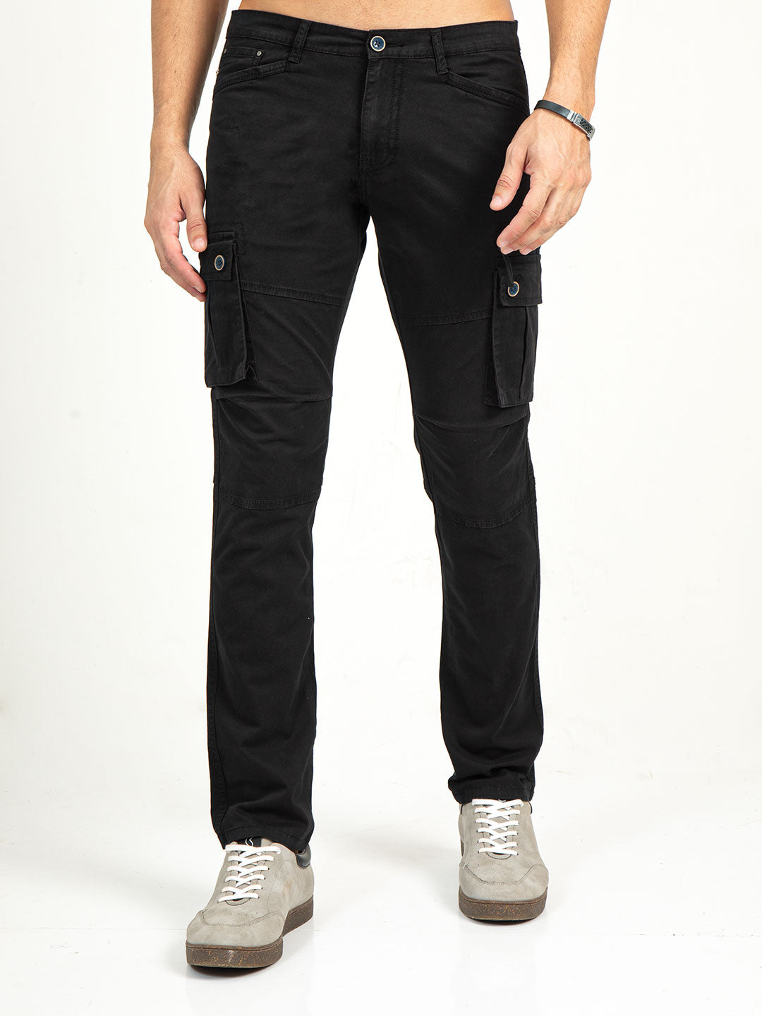 Men's Stretchable Twill Slim Fit Cargo | Cactus, CACTUS