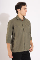 Men's Twill Short Length Shirt | Rick Rogue