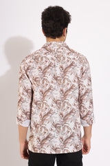 Waffle Leaf Printed Shirt