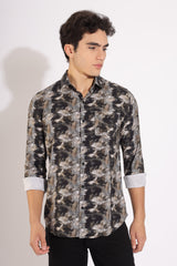 Abstract Printed Shirt