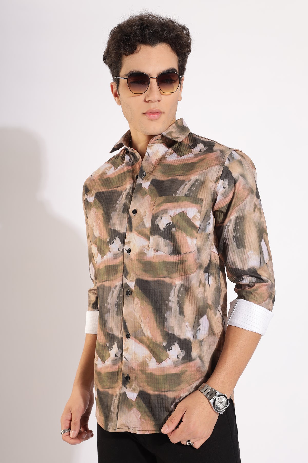 Casual Digital Printed Shirt