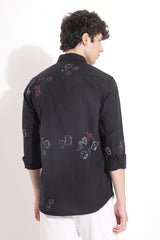 Men's Semi Printed Shirt | Rick Rogue