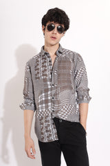 Criss Cross Checked Shirt