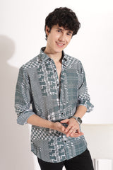 Criss Cross Checked Shirt