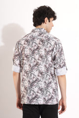 Waffle Leaf Printed Shirt