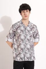 Waffle Leaf Printed Shirt