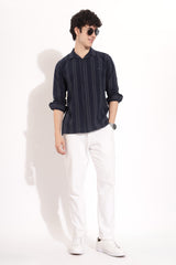 Light Cuban Striped Shirt