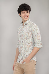 Men's Printed Lycra Shirt | Rick Rogue