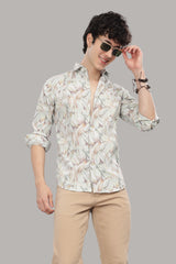 Men's Printed Lycra Shirt | Rick Rogue