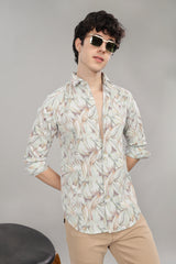 Men's Printed Lycra Shirt | Rick Rogue