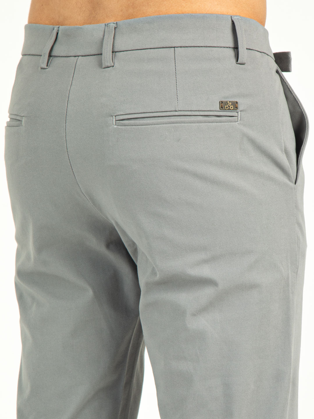 MEN'S Ankle Length Cotton 4 Way Stretch Trouser | Rick Rogue, Rick Rogue