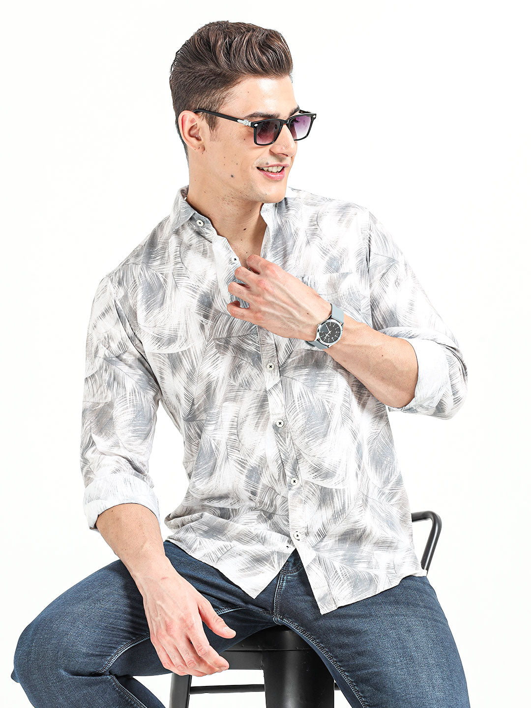 Men's Beach Wear Slim Fit Shirt | Rick Rogue, Rick Rogue