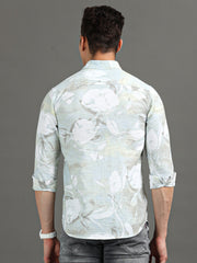 Men's Casual Fit Floral Printed Casual Shirt | Rick Rogue, Rick Rogue