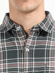 Men's Checked Casual Pure Cotton Shirt | Rick Rogue, Rick Rogue