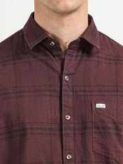 Men's Checks Casual Pure Cotton Slim Fit Shirt  | Rick Rogue, Rick Rogue