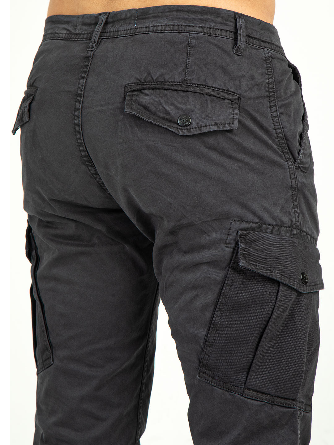 MEN'S Ankle Length Stretchable SLIM FIT CARGOS | Rick Rogue, Rick Rogue