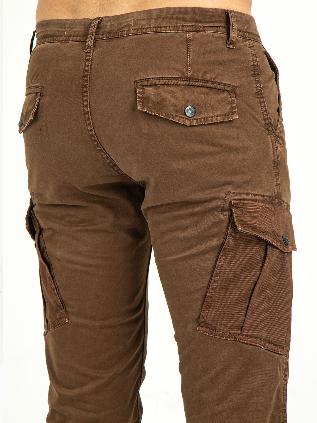 MEN'S Ankle Length Stretchable SLIM FIT CARGOS | Rick Rogue, Rick Rogue