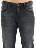 Men's Knitted Ash Black Mid-Rise Slim fit Jeans | Rick Rogue, Rick Rogue