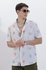 Men's Linen Self Design Shirt | Rick Rogue