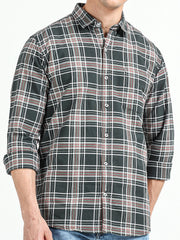 Men's Checked Casual Pure Cotton Shirt | Rick Rogue, Rick Rogue