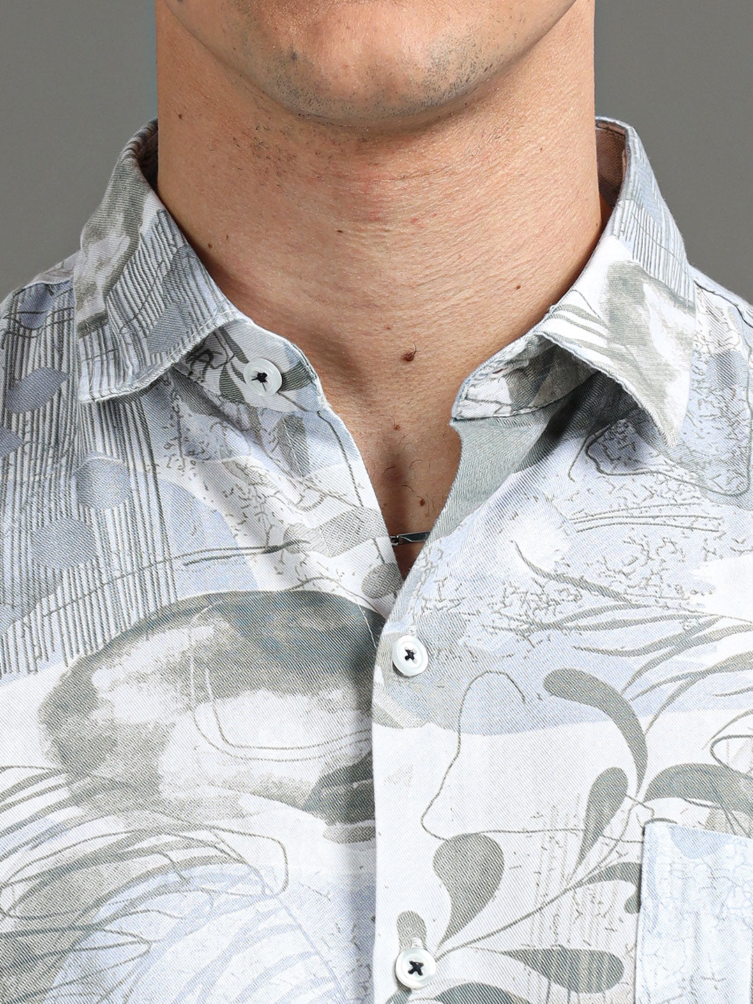 Men's Floral Printed Regular Fit Casual Shirt | Rick Rogue, Rick Rogue