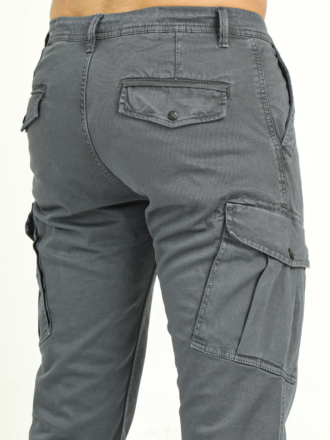 MEN'S Ankle Length Stretchable SLIM FIT CARGOS | Rick Rogue, Rick Rogue