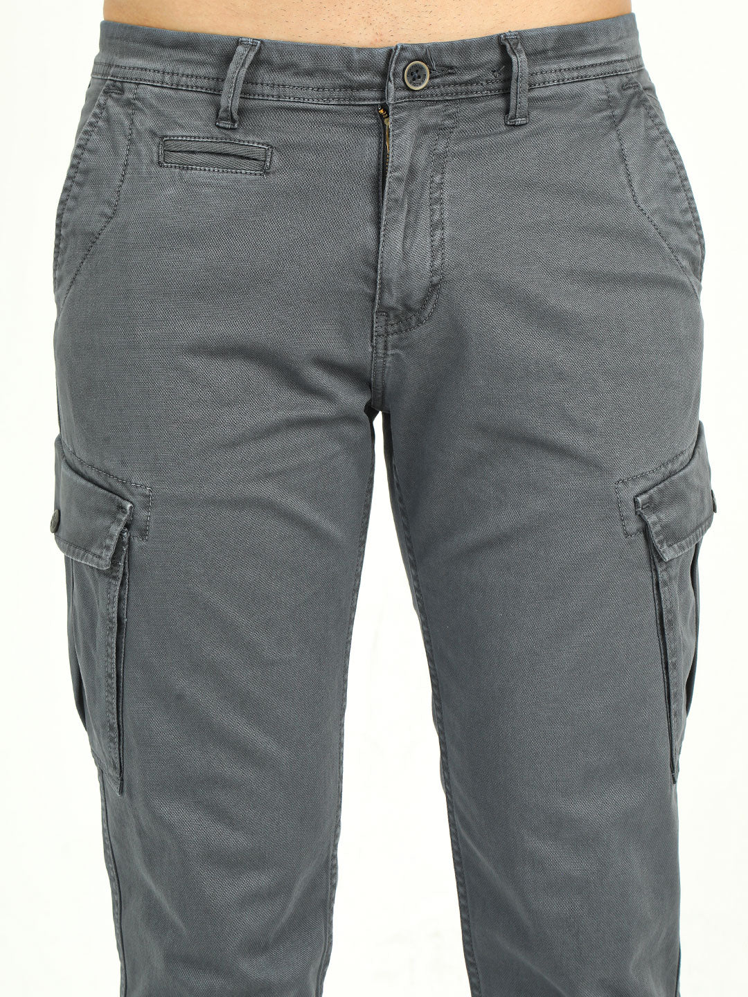 MEN'S Ankle Length Stretchable SLIM FIT CARGOS | Rick Rogue, Rick Rogue