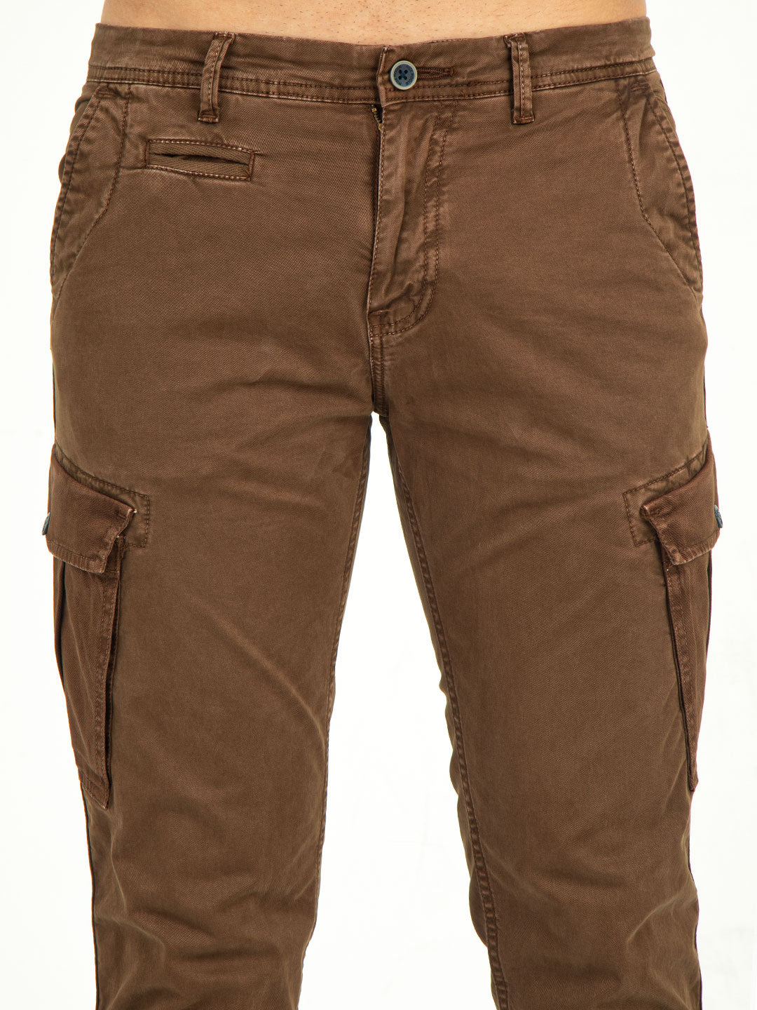 MEN'S Ankle Length Stretchable SLIM FIT CARGOS | Rick Rogue, Rick Rogue