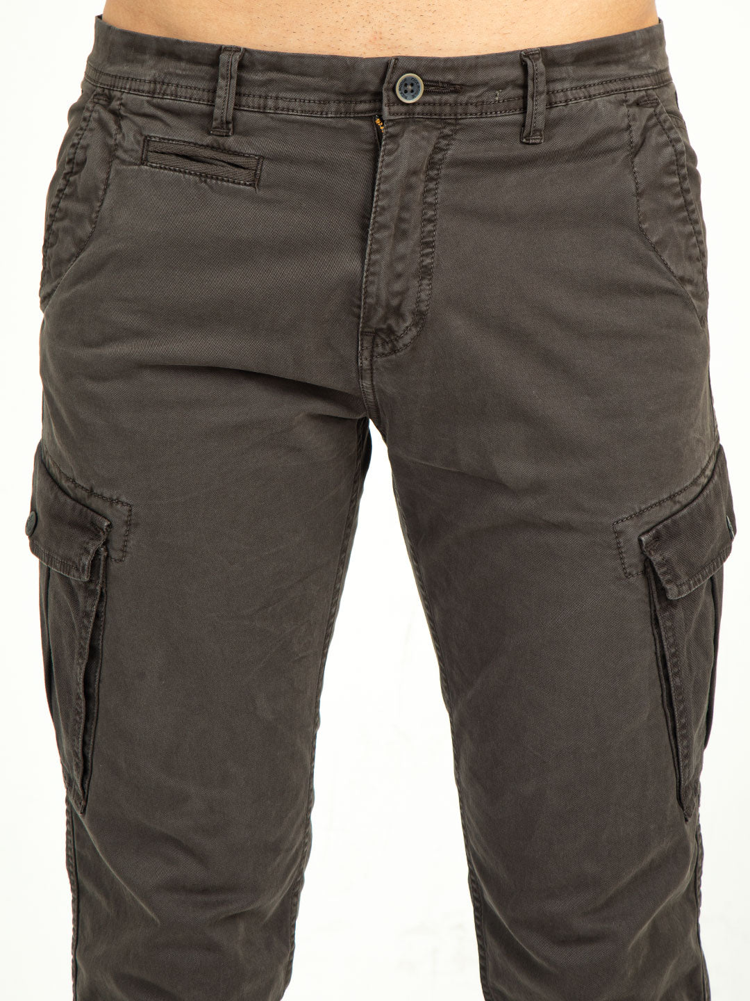 MEN'S Ankle Length Stretchable SLIM FIT CARGOS | Rick Rogue, Rick Rogue