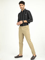 MEN'S Ankle Length Cotton 4 Way Stretch Trouser | Rick Rogue, Rick Rogue