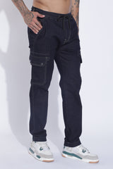 Denims Joggers with 6 Pockets