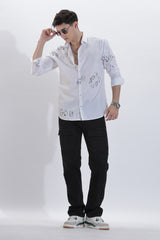 Men's Semi Printed Shirt | Rick Rogue