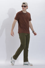 Straight Fit Denims Olive