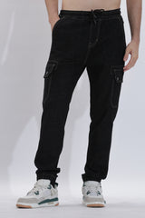 Denims Joggers with 6 Pockets