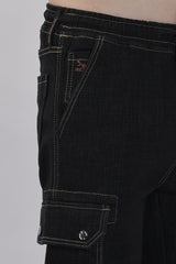 Denims Joggers with 6 Pockets