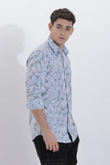 Men's Printed Lycra Shirt | Rick Rogue