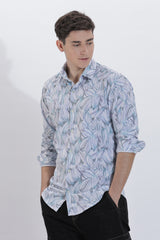 Men's Printed Lycra Shirt | Rick Rogue