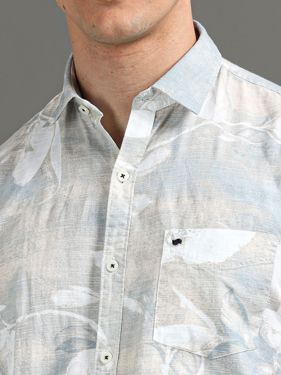 Men's Casual Fit Floral Printed Casual Shirt | Rick Rogue, Rick Rogue