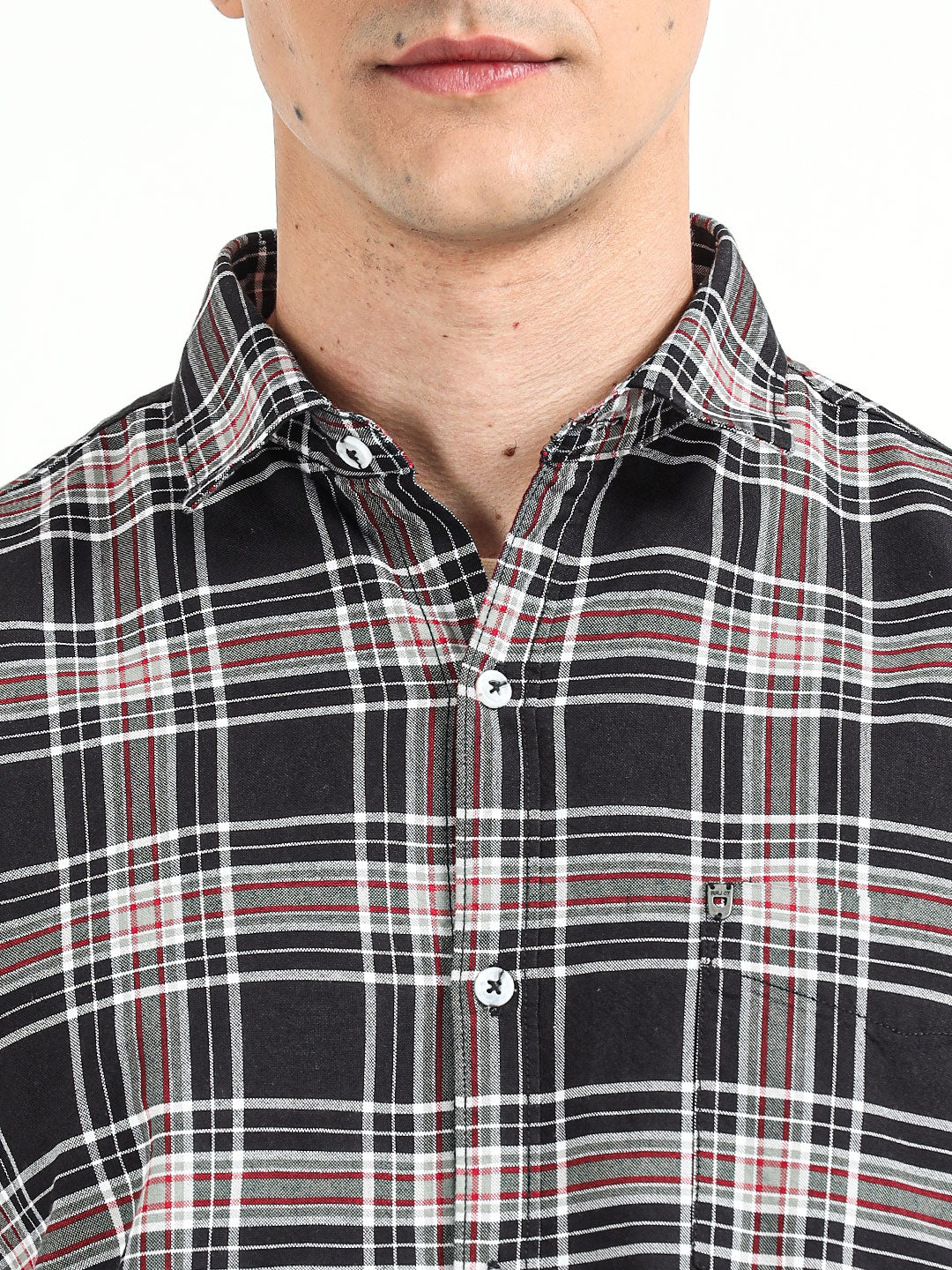 Men's Checked Casual Pure Cotton Shirt | Rick Rogue, Rick Rogue