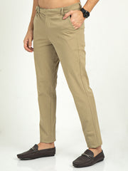 MEN'S Ankle Length Cotton 4 Way Stretch Trouser | Rick Rogue, Rick Rogue