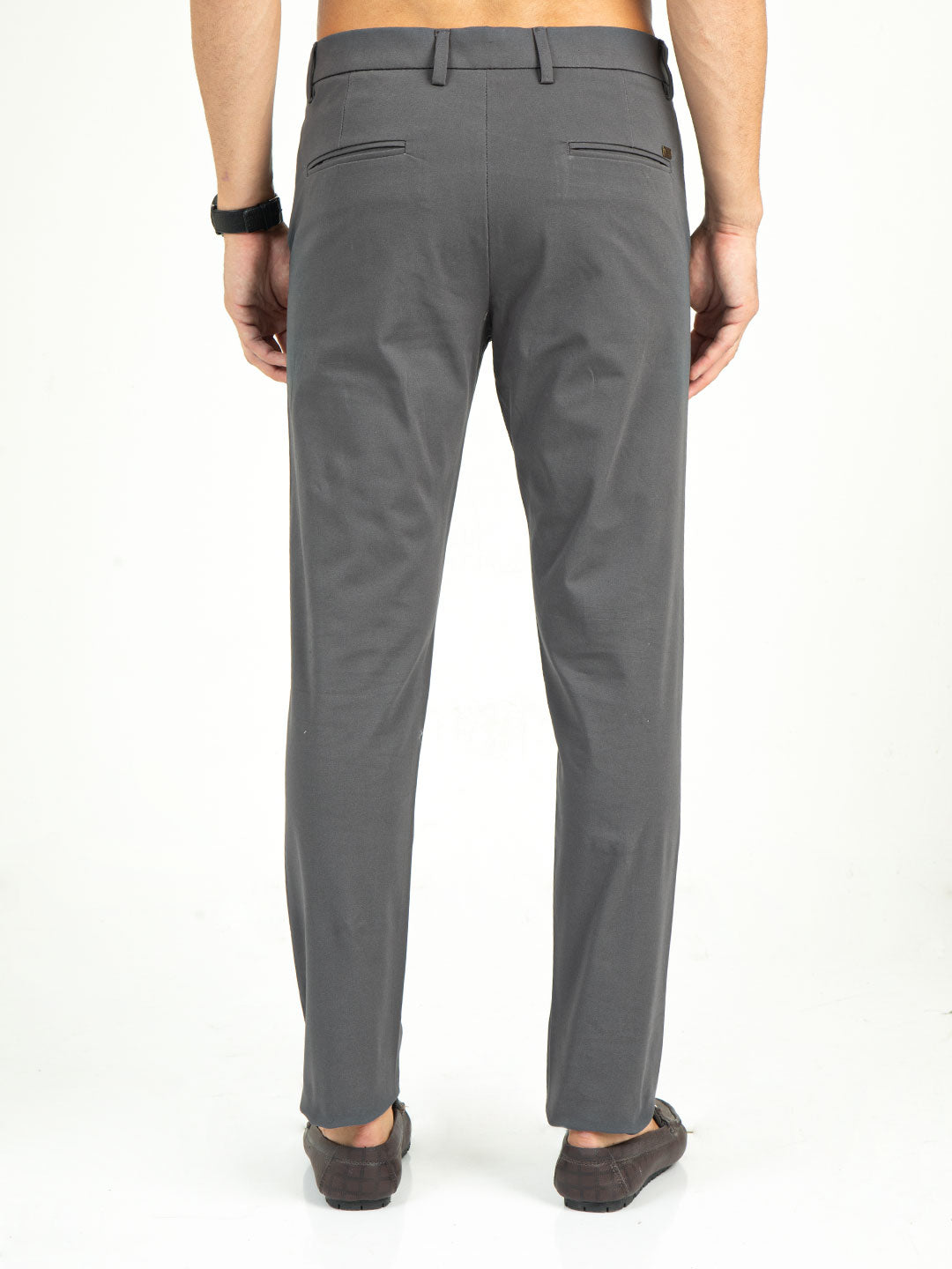 MEN'S Ankle Length Cotton 4 Way Stretch Trouser | Rick Rogue, Rick Rogue