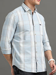 MEN'S CASUAL SLIM FIT CHECK SHIRT | Rick Rogue, Rick Rogue