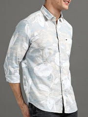 Men's Casual Fit Floral Printed Casual Shirt | Rick Rogue, Rick Rogue