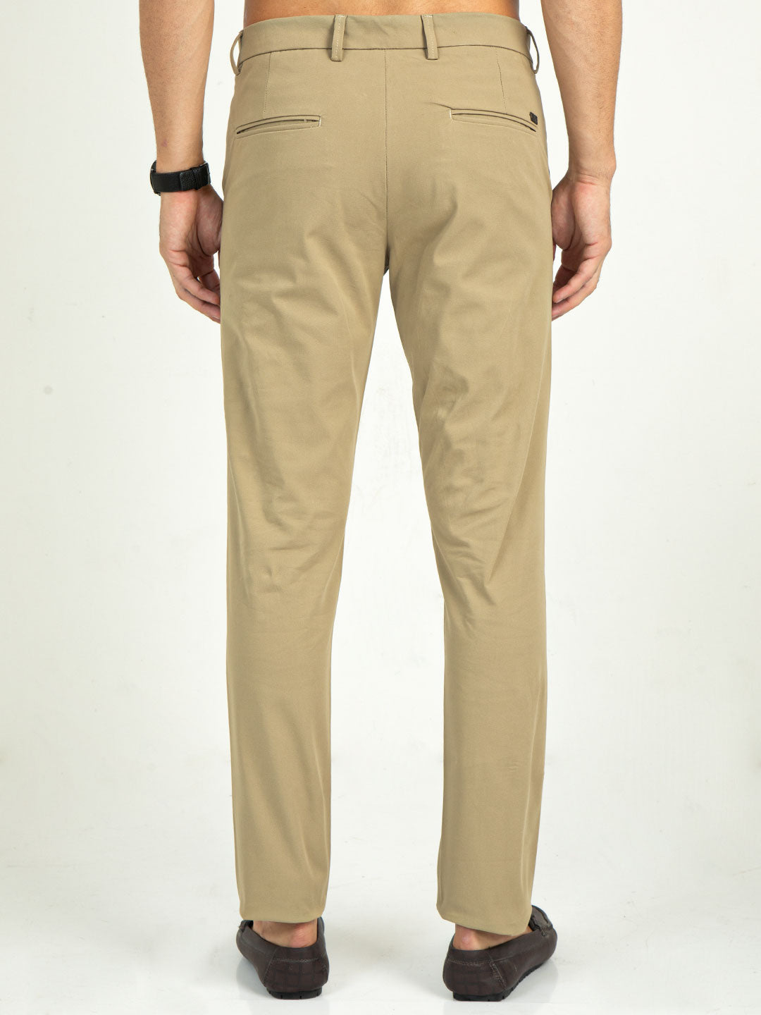 MEN'S Ankle Length Cotton 4 Way Stretch Trouser | Rick Rogue, Rick Rogue