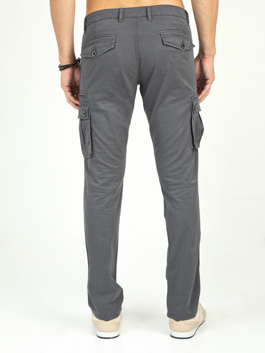 Men's Stretchable Twill Slim Fit Cargo | Cactus, CACTUS