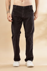 Mens Straight Fit Corduroy Pants