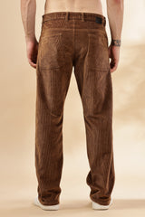 Mens Straight Fit Corduroy Pants