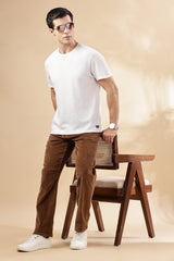 Mens Straight Fit Corduroy Pants