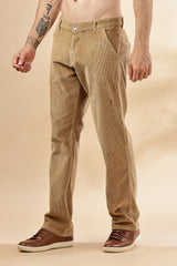 Mens Straight Fit Corduroy Pants