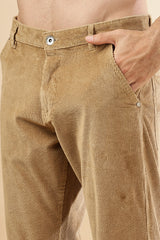 Mens Straight Fit Corduroy Pants